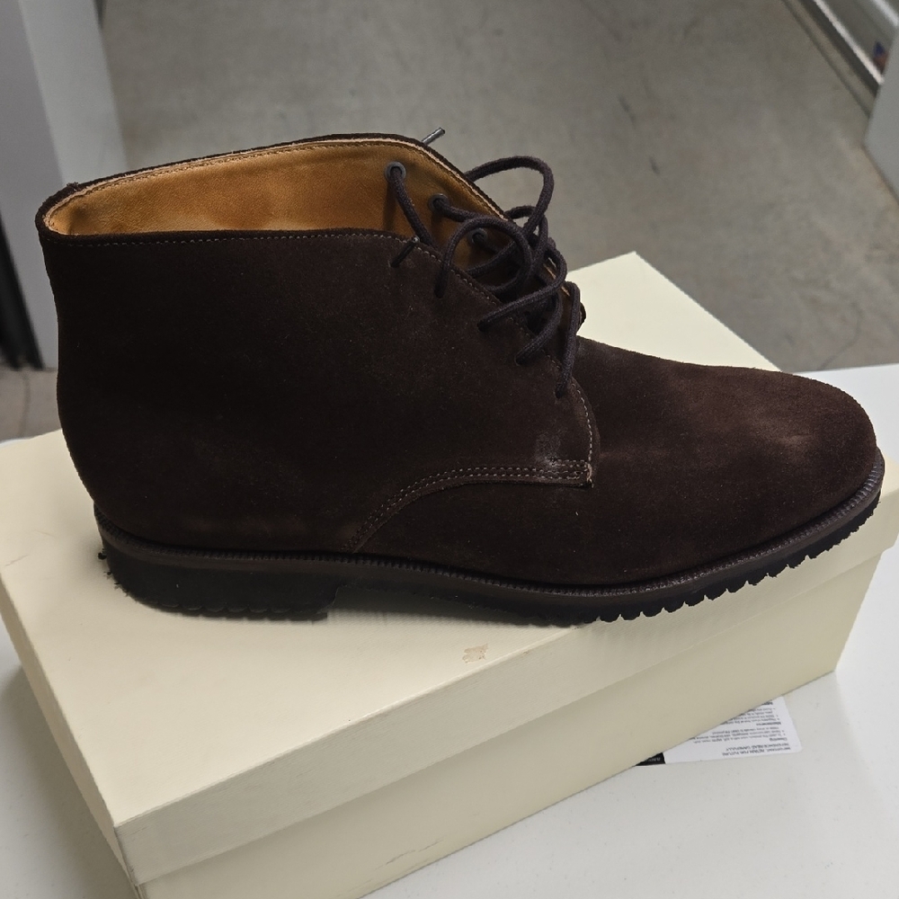 Cole Haan Men's Metro Dark Brown Suede Loafers